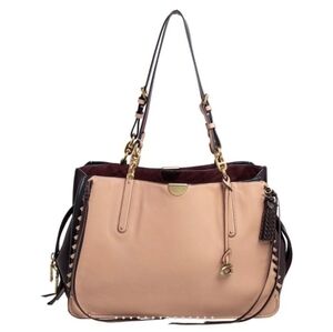 Coach Mix Leather Smooth Soft Leather And Suede Dreamer Tote 36 NWT